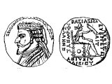 Coin of Phraates IV 36 BC - 4 AD